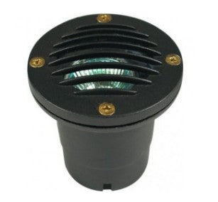Orbit LED 5W Outdr Cst Aluminum Spotwell Hooded Fixture, 12V, 3000K Black L5012BK5WW