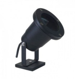 Orbit LED 5W Adjustable Angle Lmr 16 Spotwell Fixture, 12V, 3000K Black in L5510BK5WW