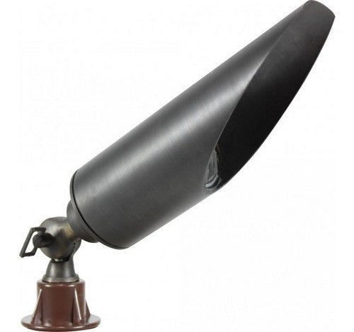 Orbit LED 6W Outdoor Solid Brass Directional Light Bullet, 12V, 4700 Kar.bronze LB150SHARB6CW