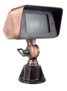 Orbit LED Solid Brass Rectangle Spotarch. Bronze, with Ljccw LB610ARBCW