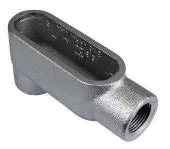Orbit Type Lb Threaded Conduit Body, Gray Iron Form 7, 1 in LB7100