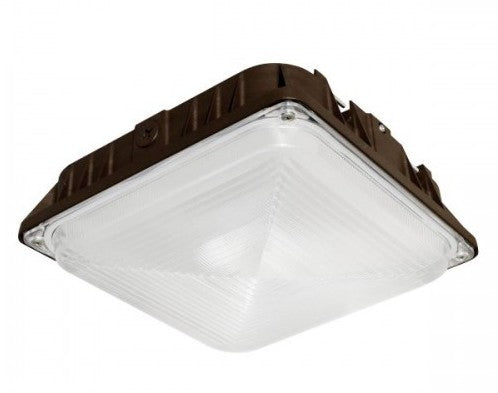 Orbit Slim LED Canopy Motion Compatible 60W 120-277V 5000K Bronze LCM760WCW