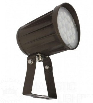Orbit LED Bullet Flood Light with Trunnion 42W 120-277V 3000K Warm White Bronze LFL2042WWWT