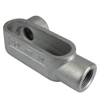 Orbit Type Ll Threaded Conduit Body, Gray Iron Form 7, 3-1/2 in LL7350