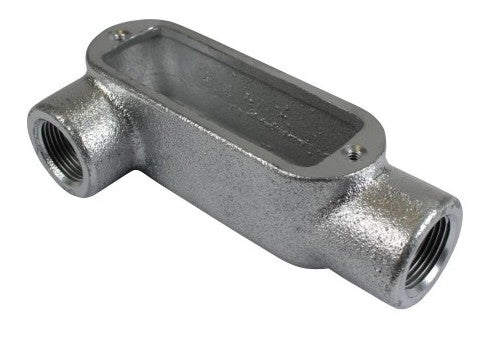 Orbit Type Lr Threaded Conduit Body, Gray Iron Form 8, 2-1/2 in LR8250