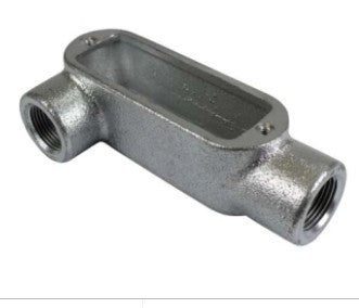 Orbit Type Lr Threaded Conduit Body, Gray Iron Form 8, 3/4 in LR875