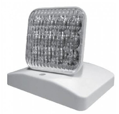 Orbit Single Square LED Head, Multi Volt, White Hsg, High Output LRHS1MVWHO