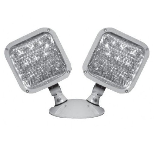 Orbit Double Square. Wet Loc. LED Head, Multi Volt, Black Hsg, Hi Outpt LRHSWP2MVBHO