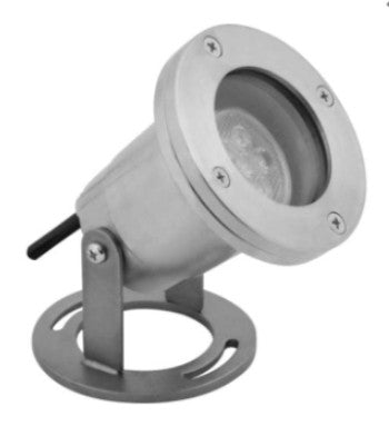 Orbit LED Under Water Fixture Solid Stainless Steel, with Lmr 163 Wcw LSS510CW