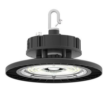 Orbit 4 Th Gen LED UFO High Bay 150W-300W Adjustable 120-277V 5000K Black LUHB4300WCW