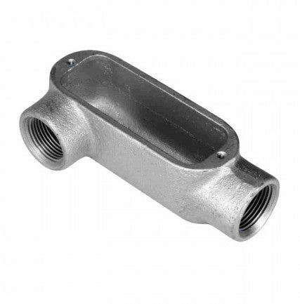 Orbit Threaded Conduit Body, Malleable Iron, Lr, 4 in MLR400