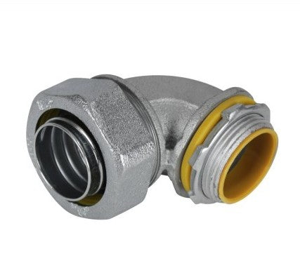 Orbit Insulated Liquidtight Conn, Malleable Iron, 90DEG, 1-1/4 in MLTI90125