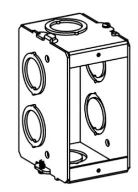 Orbit 1G Gangable Masonry Box 2-1/2 in Deep MSBG1