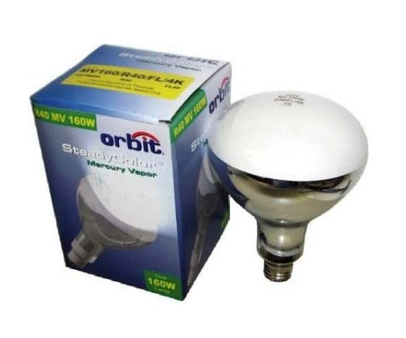 Orbit 160W Mercury Vapor R 40 Lamp MV160R40FL4K