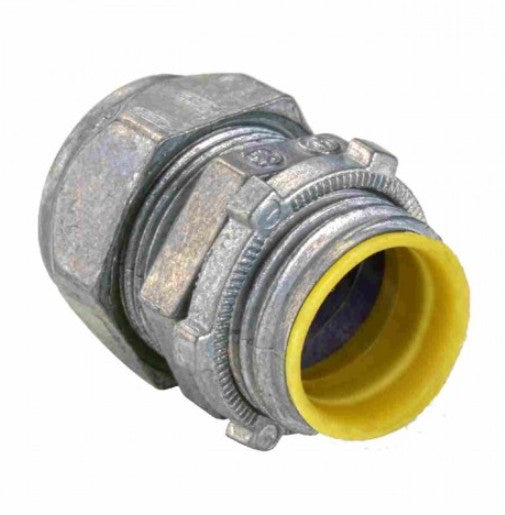Orbit Zinc EMT Compression Connector Insulated 1-1/4 in OF604S