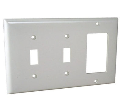 Orbit 3G Wall Plate 2 Switchgfi White OP226W