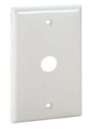 Orbit 1G Wall Plate Push Button White OP737W