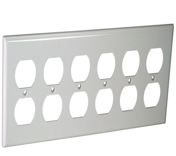Orbit 6G Wall Plate Duplex Ivory OP86I