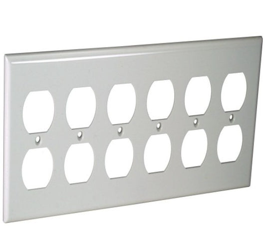 Orbit 6G Wall Plate Duplex Ivory OP86I