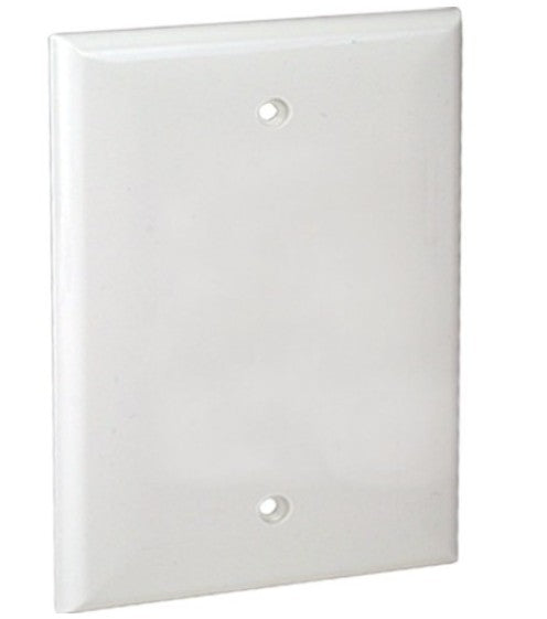 Orbit Jumbo 1G Wall Plate Blank White OPJ13W
