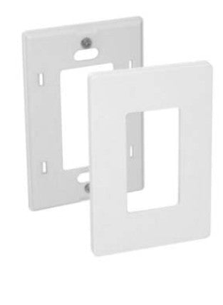 Orbit 1G Screwless Wall Plate Ivory OPS26I