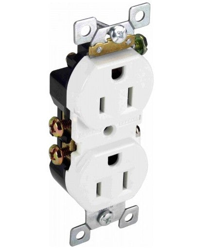 Orbit 15A Duplex Receptacle Sg Ivory R15SI