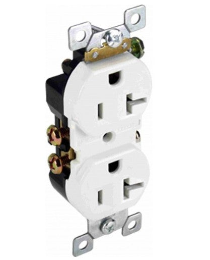 Orbit 20A Duplex Receptacle Sg Ivory R20SI