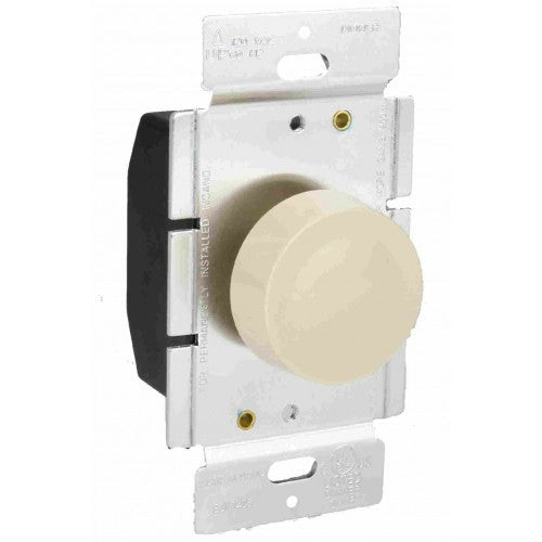 Orbit Rotary Dimmer 120V 60HZ 600W Single Pole, Ivory RD600I