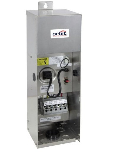 Orbit 150W 12/15V Multi Tap with Timer & Photocell Transformer Stainless Steel TRT150SSTP
