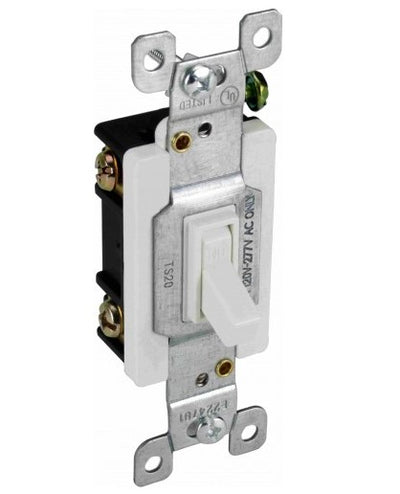 Orbit 20A Sp Comm. Toggle Switch White TS20W