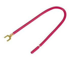 Orbit 8 in Red #12 Stranded Wire Tail W One Fork WTST8RED