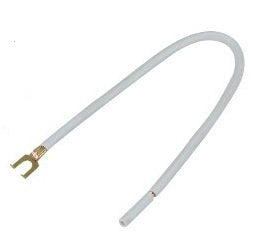 Orbit 8 in White #12 Stranded Wire Tail W One Fork WTST8WH
