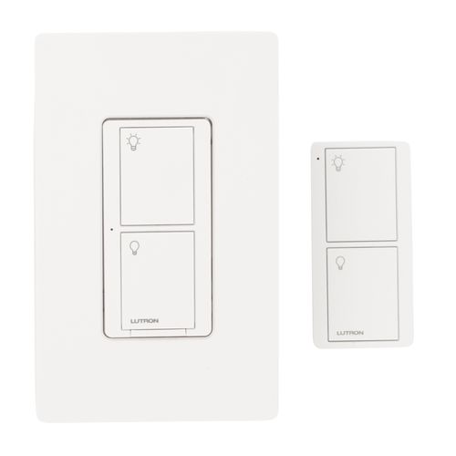 Lutron P-PKG1WS-WH Wall Plate