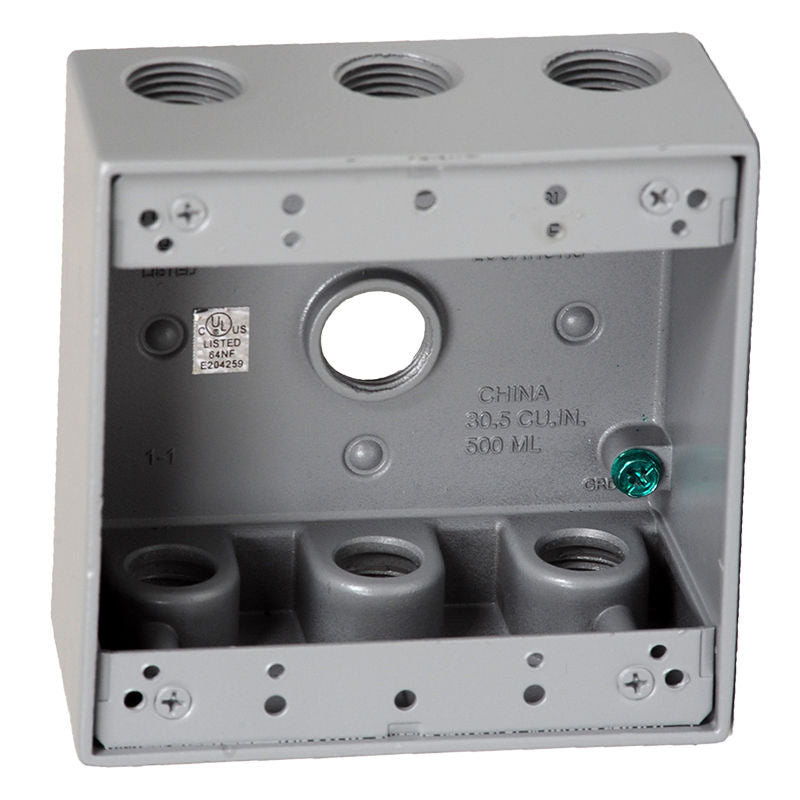 Westgate W2B75-7X weatherproof electrical box grayproduct features