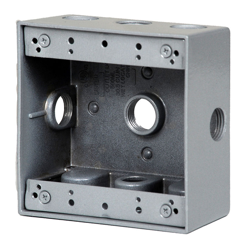 Westgate W2B75-5X weatherproof electrical box grayproduct features