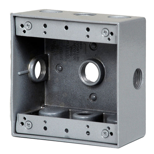 Westgate W2B75-5X weatherproof electrical box grayproduct features