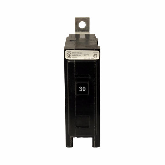 Cutler Hammer 30A 120/240V 1-Pole Quicklag Bolt-On Circuit Breaker 22kAIC