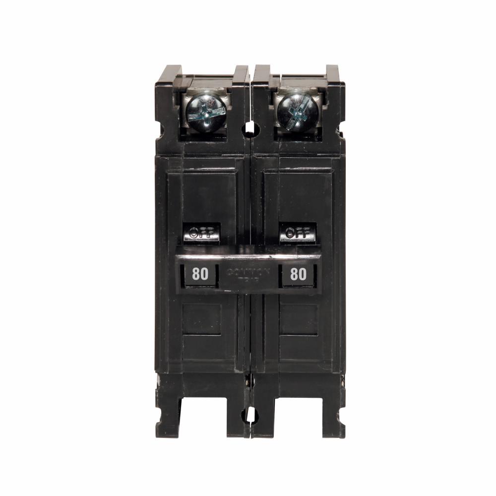 Cutler Hammer 80A 240V 2-Pole Thermal Magnetic Circuit Breaker QC Frame