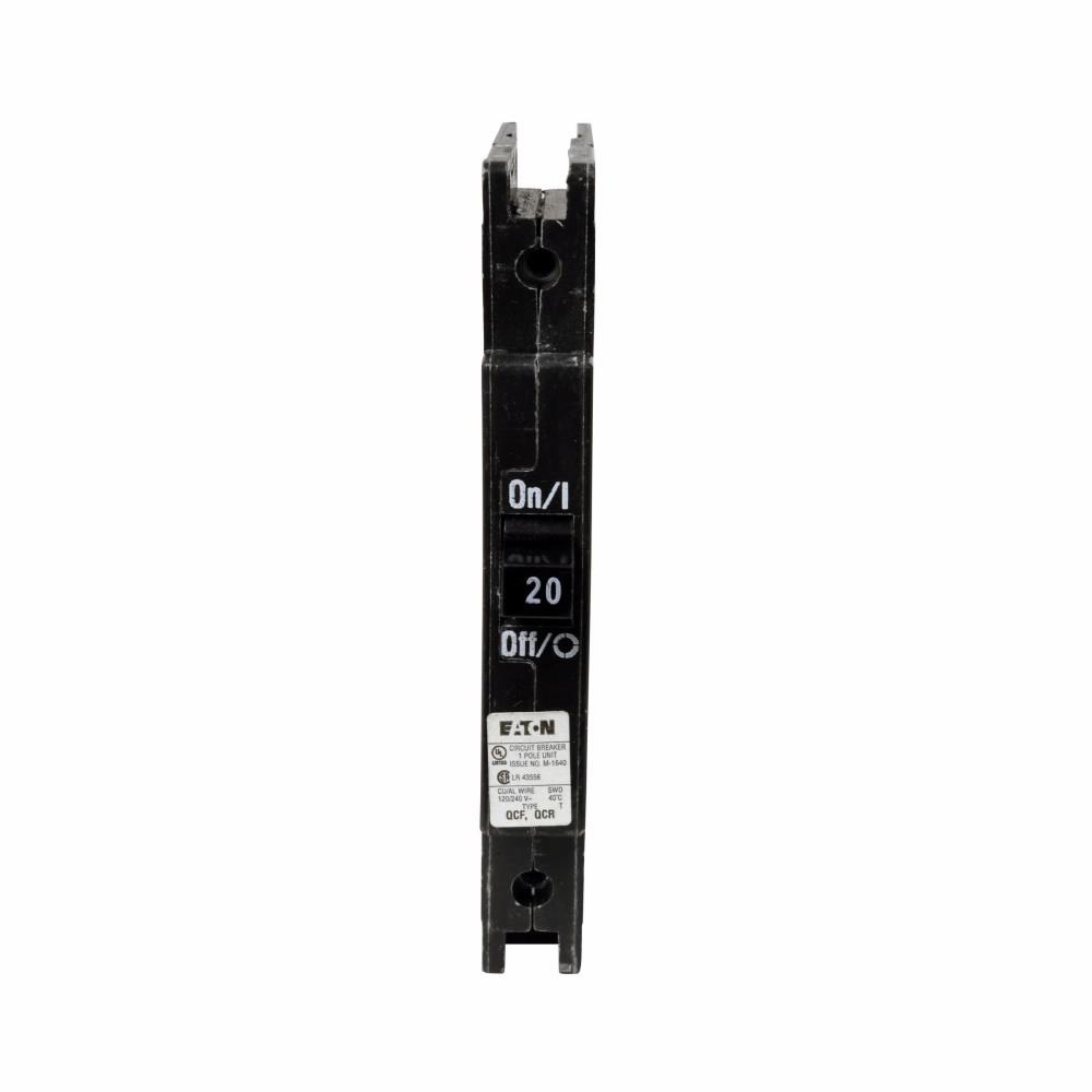 Cutler Hammer 20A 120/240V 1-Pole Thermal Magnetic Circuit Breaker Quicklag Series