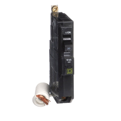 Square D 30A 1-Pole 120/240VAC Bolt-On Circuit Breaker with Ground Fault Protection
