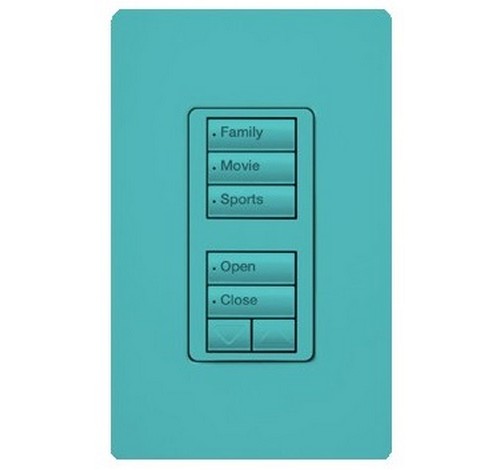Lutron seeTouch keypad in Almond