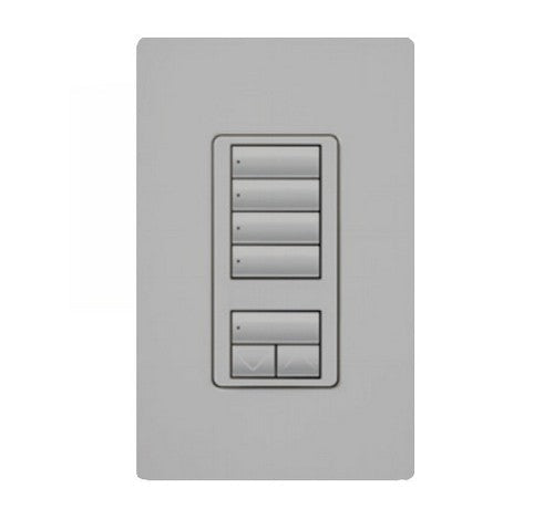 Lutron seeTouch 4-button keypad in Gray