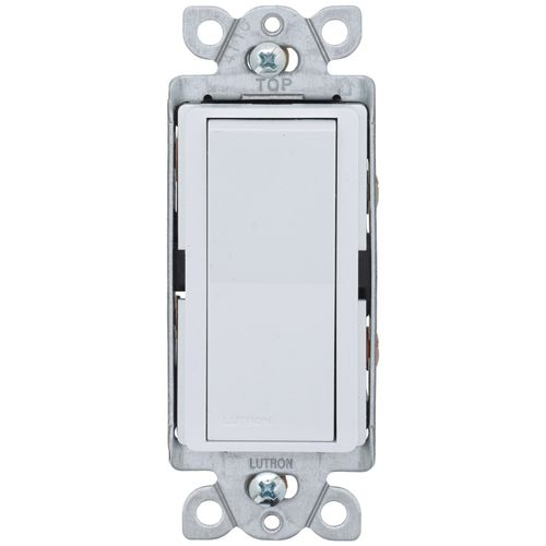 Lutron Claro switch in Glacier White