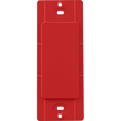 Lutron Claro wall plate in Signal Red