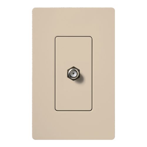 Lutron Claro wall plate in Taupe