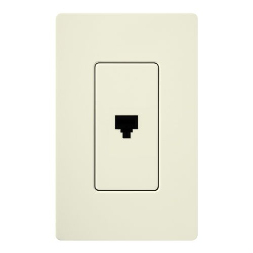 Lutron Claro wall plate in Biscuit