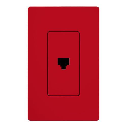 Lutron Claro wall plate in Hot