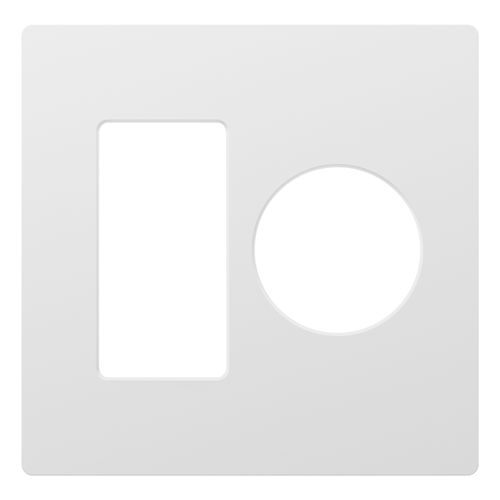 Lutron Claro wall plate in White
