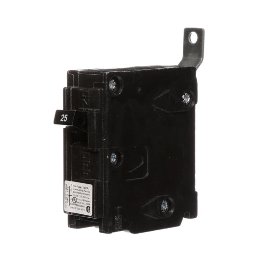 Siemens 25 Amp 120/240 Volt 1 Pole Bolt-On Circuit Breaker Type BL 10kA Interrupt Rating