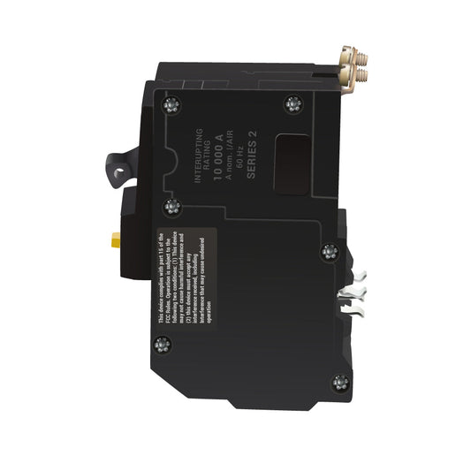 Square D 30 Amp 2 Pole 120/240VAC Bolt-On Ground Fault Circuit Breaker 10kA Interrupt Rating